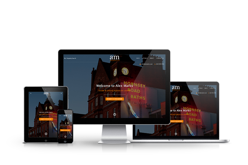 Alex Marks - New Estate Agent Website Launched