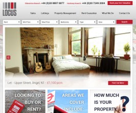Locus Estates - New Estate Agent Website Launched