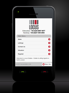 Locus Estates - New Estate Agent Mobile Website Launched
