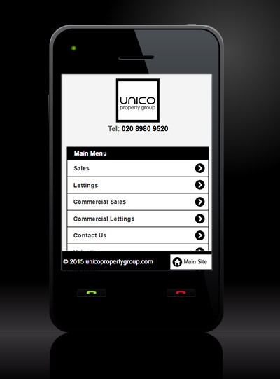 Unico Property Group- New Estate Agent Mobile Website Launched