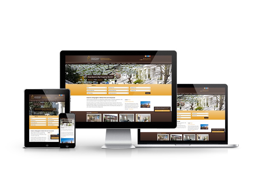 Admiral Property Partnership  - New Estate Agent Website Launched
