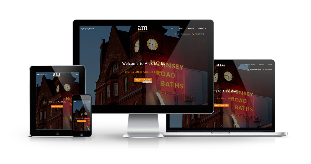 Alex Marks - New Estate Agent Website Launched