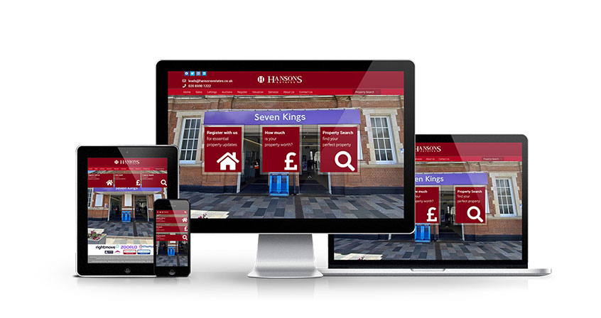 Hansons Estates - New Estate Agent Website Launched