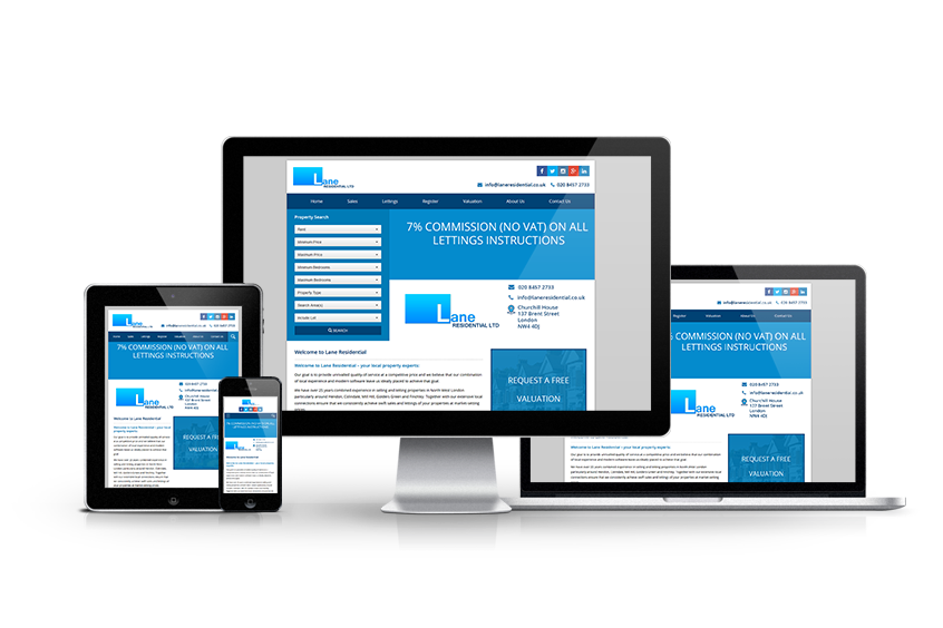 Lane Residential - New Estate Agent Website Launched