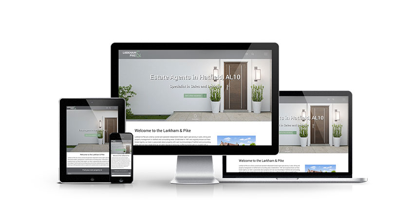 Larkham & Pike Estates - New Estate Agent Website Launched