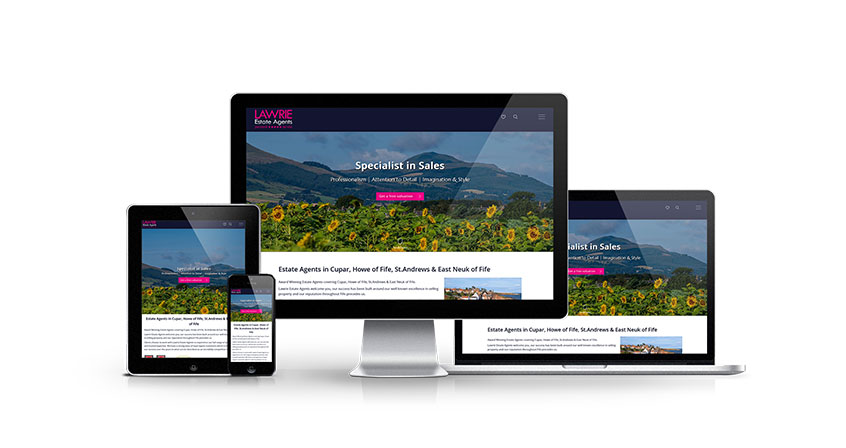 Lawrie Estate Agents - New Estate Agent Website Launched