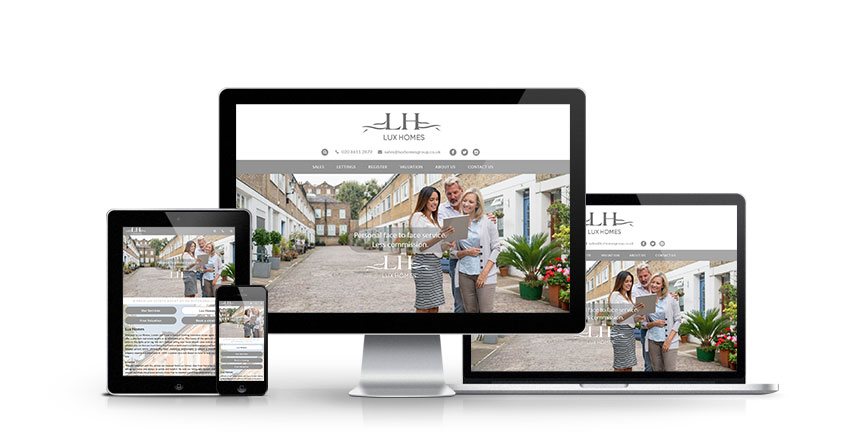 Lux Homes - New Estate Agent Website Launched