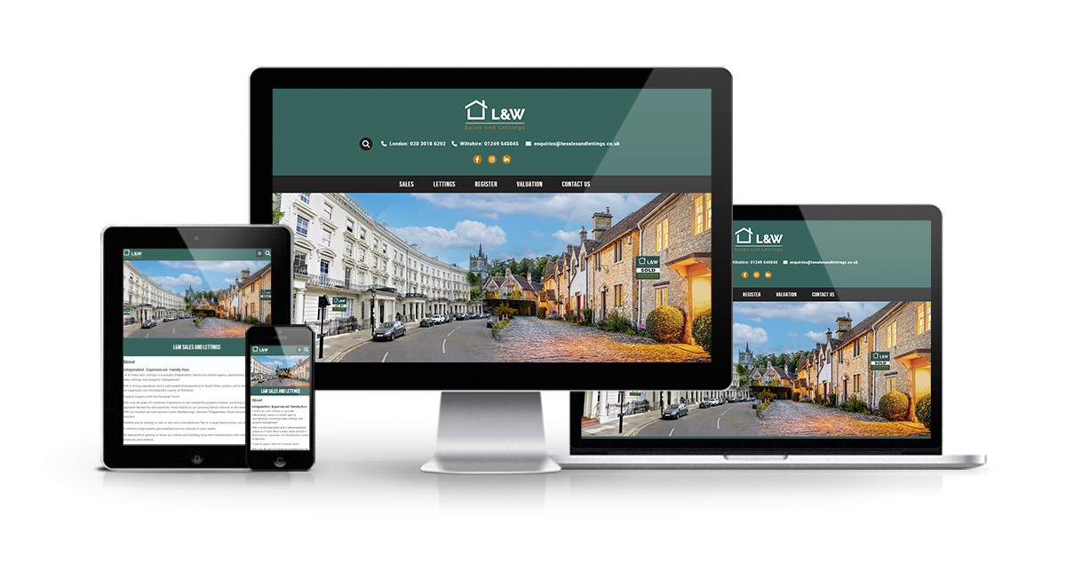 L&W Sales and Lettings - New Estate Agent Website Launched