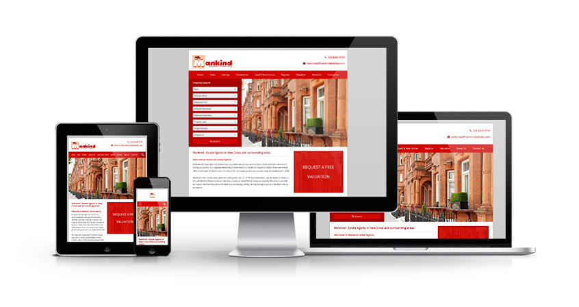 Mankind Estate Agents - New Estate Agent Website Launched