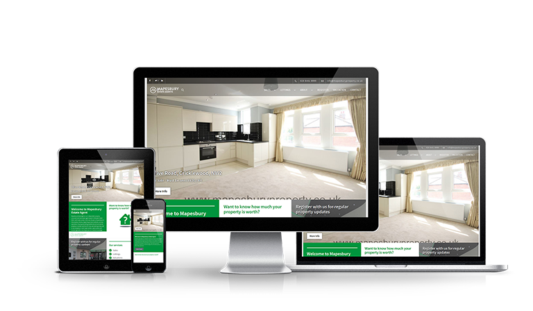 Mapesbury Estate Agents - New Estate Agent Website Launched