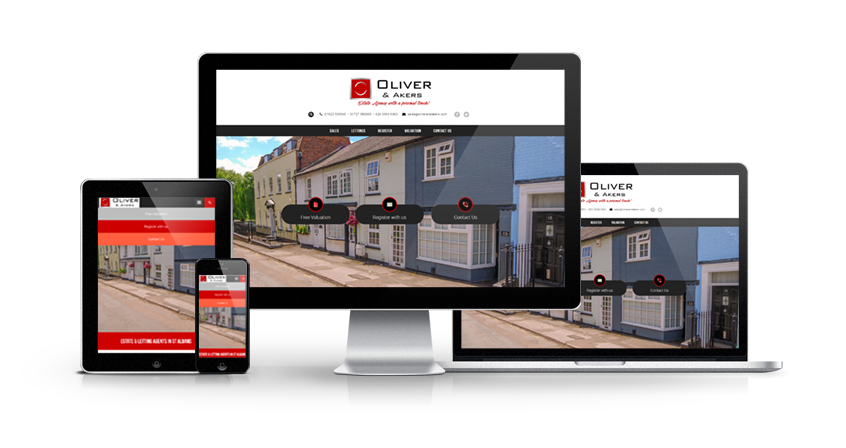 Oliver & Akers - New Estate Agent Website Launched