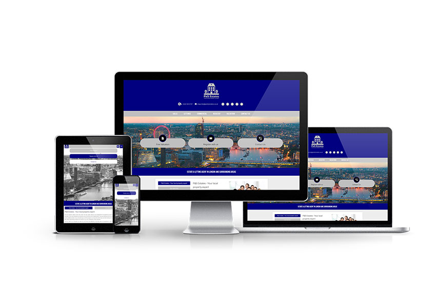 P and S Estates - New Estate Agent Website Launched