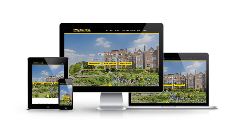 Raine and Co - New Estate Agent Website Launched