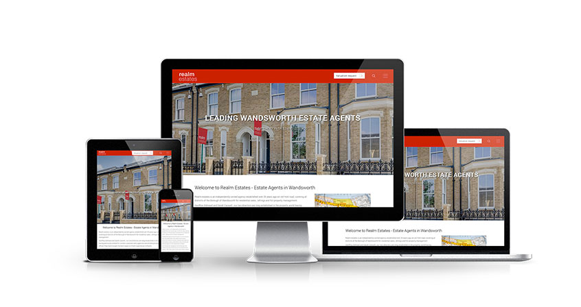 Realm Estates - New Estate Agent Website Launched