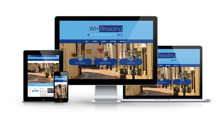 WH Breading - New Estate Agent Website Launched