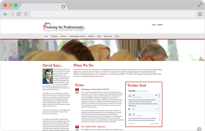 Estate Agent Software Integration Training for Professionals (TFP)