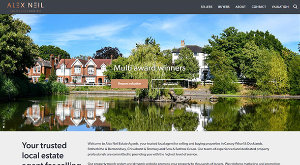Alex Neil Estate Agent Website