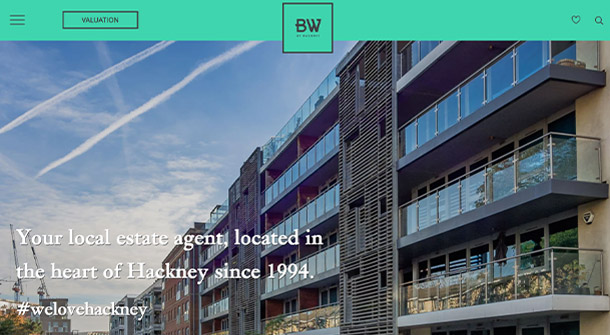 Bennett Walden Estate Agent website